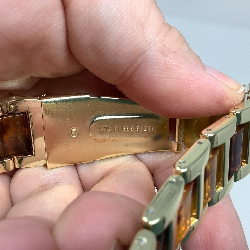 Geneva Gold-tone and Tortoise Shell Watch No.513162 - Picture 7 of 7